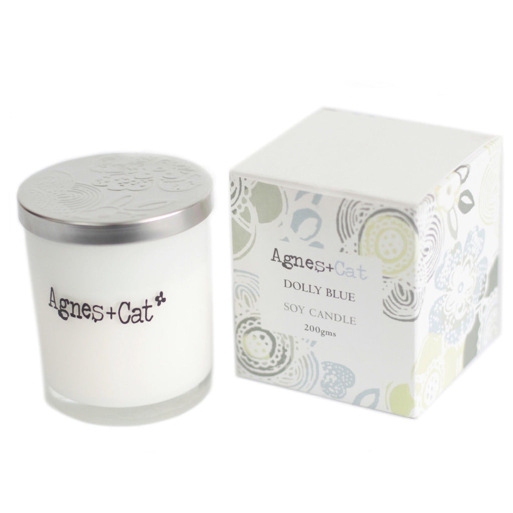 Agnes + Cat Votive Candle - Dolly Blue - view 2