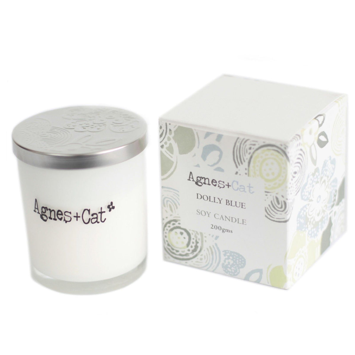 Agnes + Cat Votive Candle - Dolly Blue - view 2