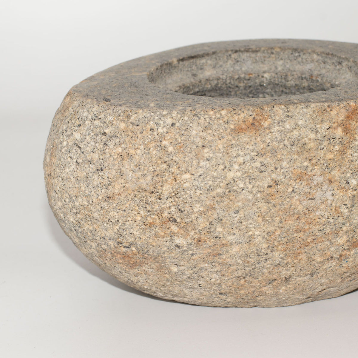 Natural Riverstone Grounding Pot - Large (approx 15x12cm) - view 6