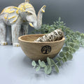 Wooden Smudge Bowl - Tree of Life - Large