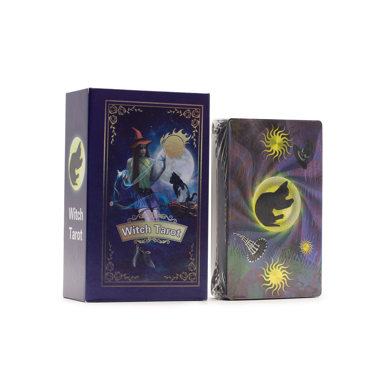 Purple Foil Tarot Card Set - Witch Tarot - with booklet - view 4