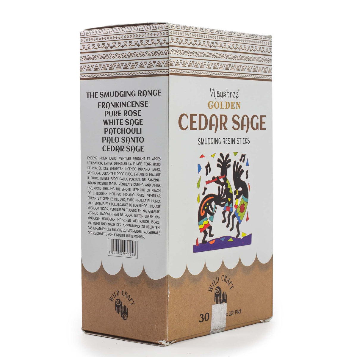 Golden Cedar Sage Smudging Resin Sticks – 30g - view 3