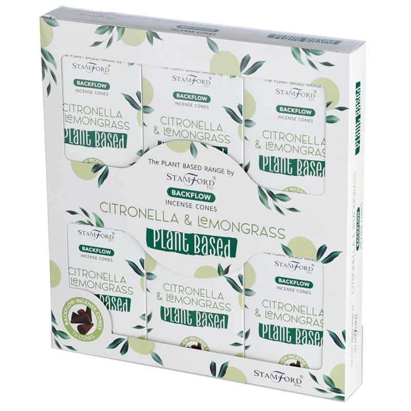 Plant Based Backflow Incense Cones - Citronella & Lemongrass - view 2