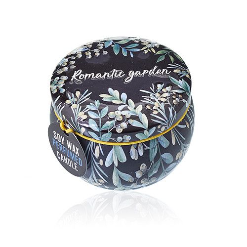 Art Tin Candle - Assorted Design - Romantic Garden - Tea & Rose - view 5