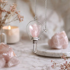 Angel Pendulum with Ring - Rose Quartz - view 3
