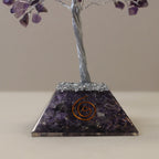 Gemstone Tree with Orgonite Base - 160 Stone - Amethyst - view 3