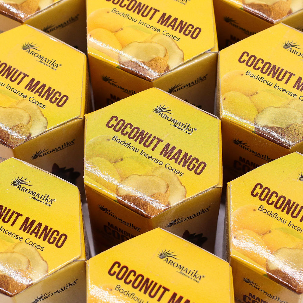Pack of 10 Masala Backflow Incense - Coconut & Mango - view 6
