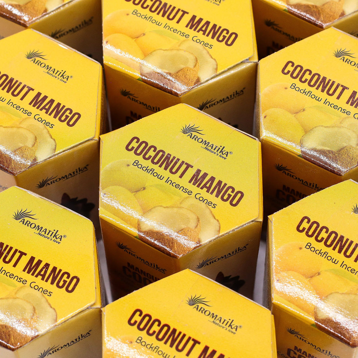 Pack of 10 Masala Backflow Incense - Coconut & Mango - view 6