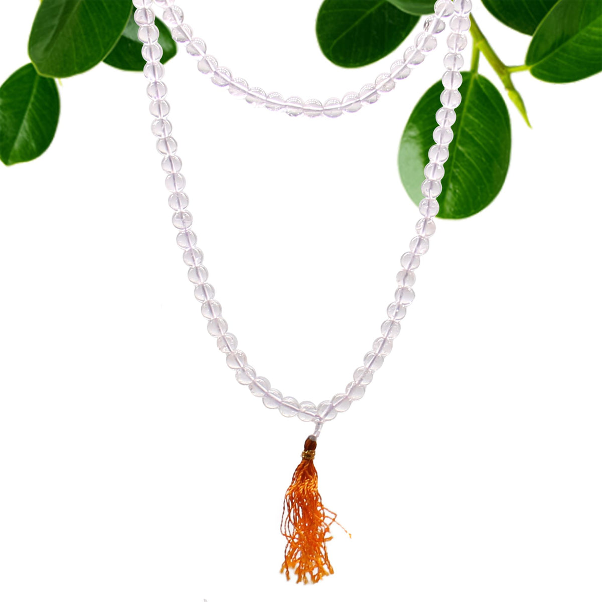 108 Bead Mala - Rock Crystal - view 3