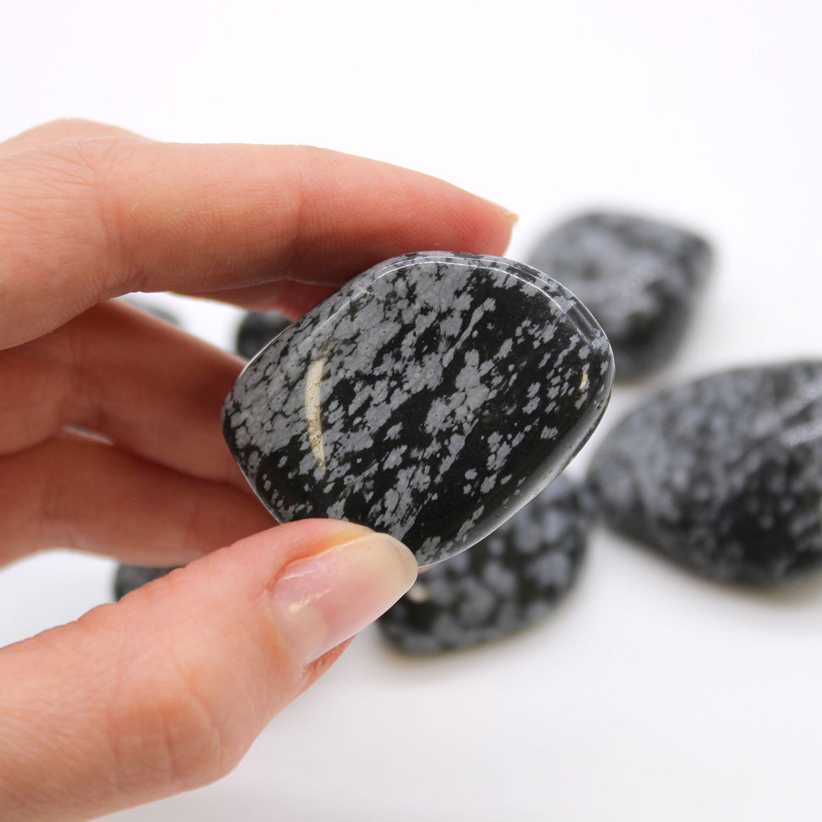 XL Tumble Stones - Obsidian Snowflake (Pack of 18) - view 2