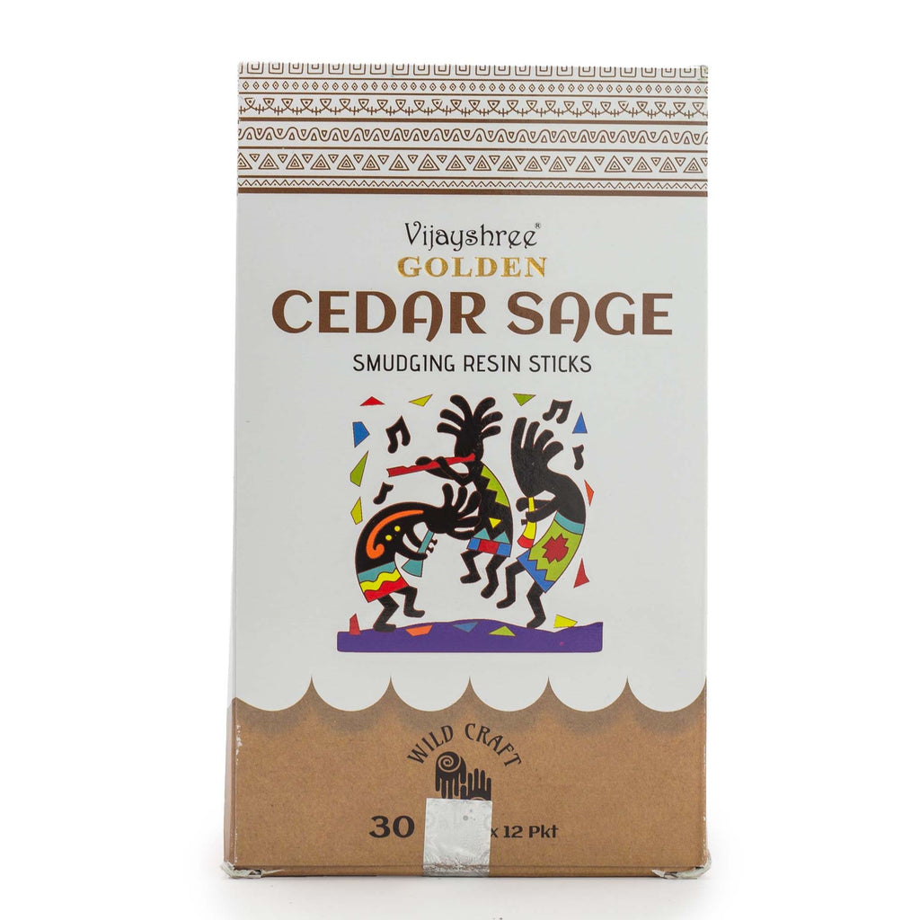 Golden Cedar Sage Smudging Resin Sticks – 30g - view 6