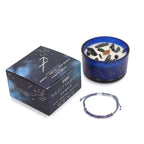 Zodiac Crystal Candle with Gemstone Bracelet - Sagittarius - view 2