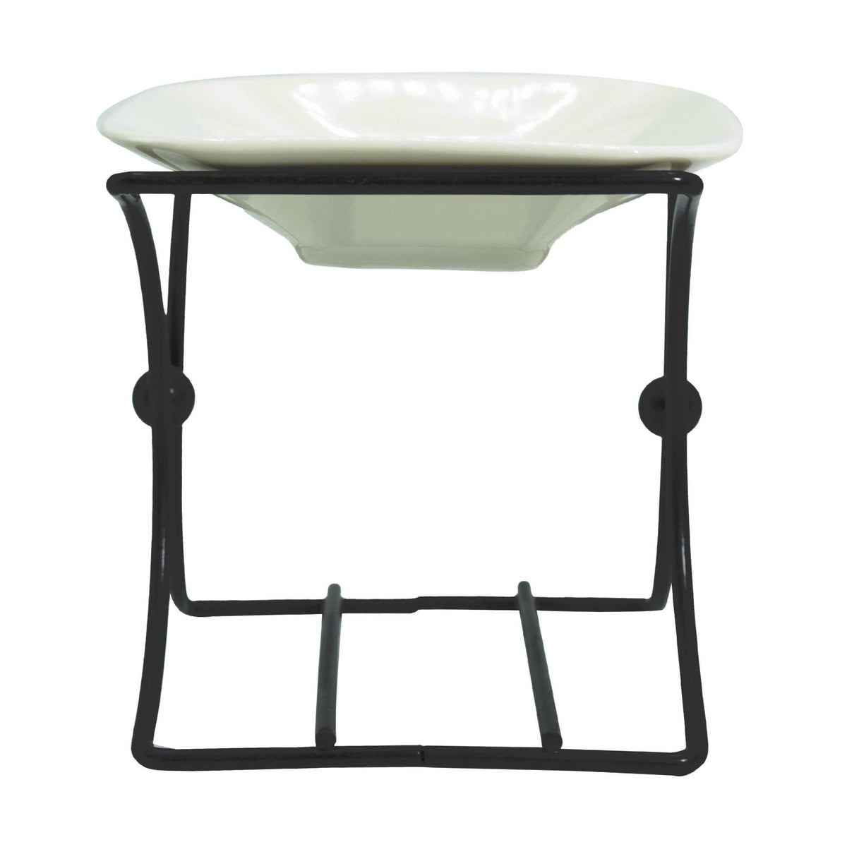 Ceramic & Metal Square Stand - view 2