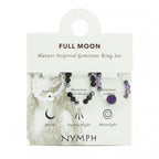 Nymph Spirit Gemstone Ring Set - Full Moon - view 9