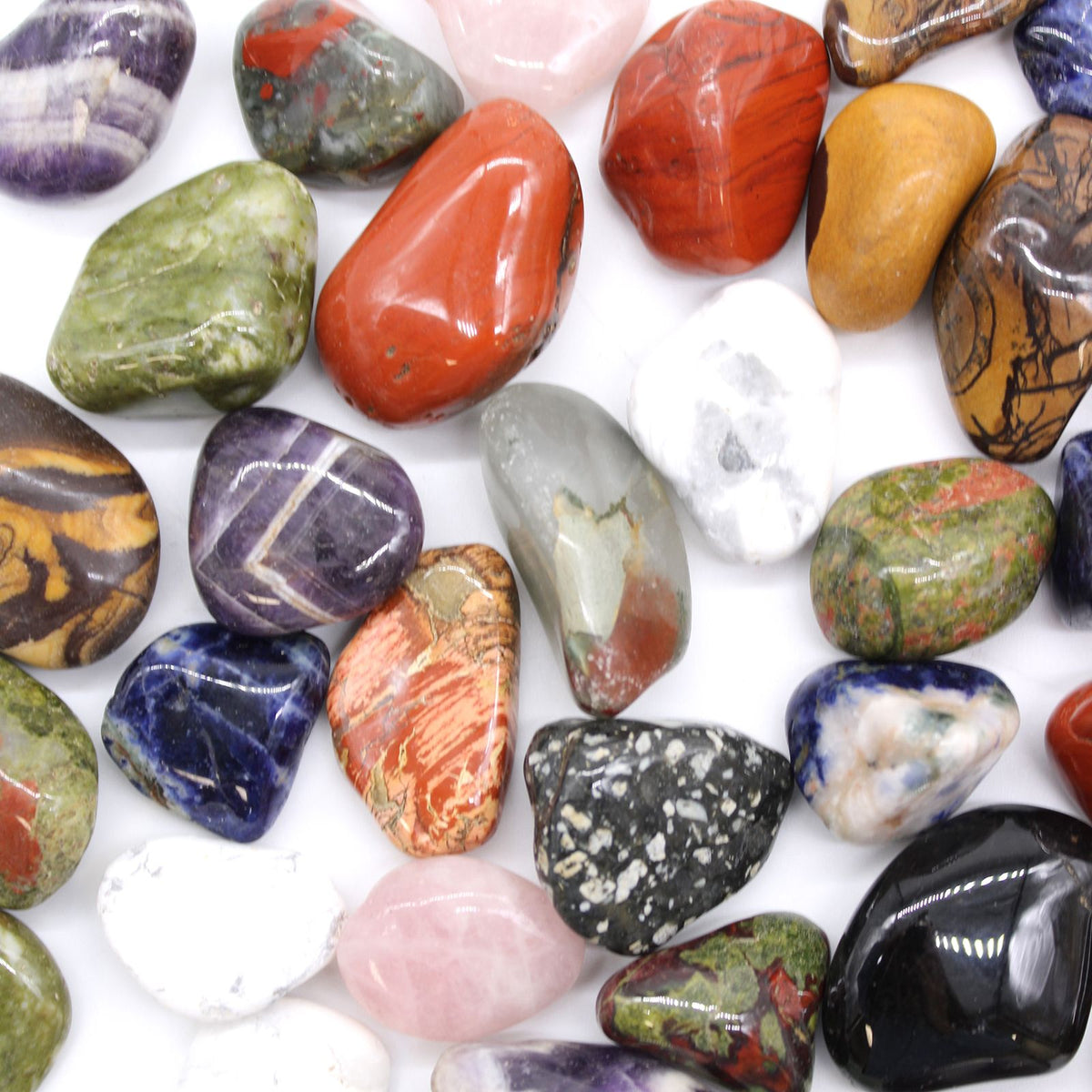Medium African Tumble Stones - Dragon Stones (Pack of 12) - view 2