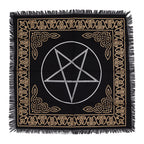 Esoteric Fringed Altar Cloth - Pentagon