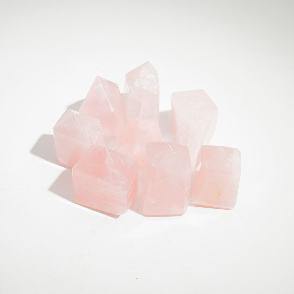 Indian Rose Quartz Crystal Points - 0.5kg Bag - view 4