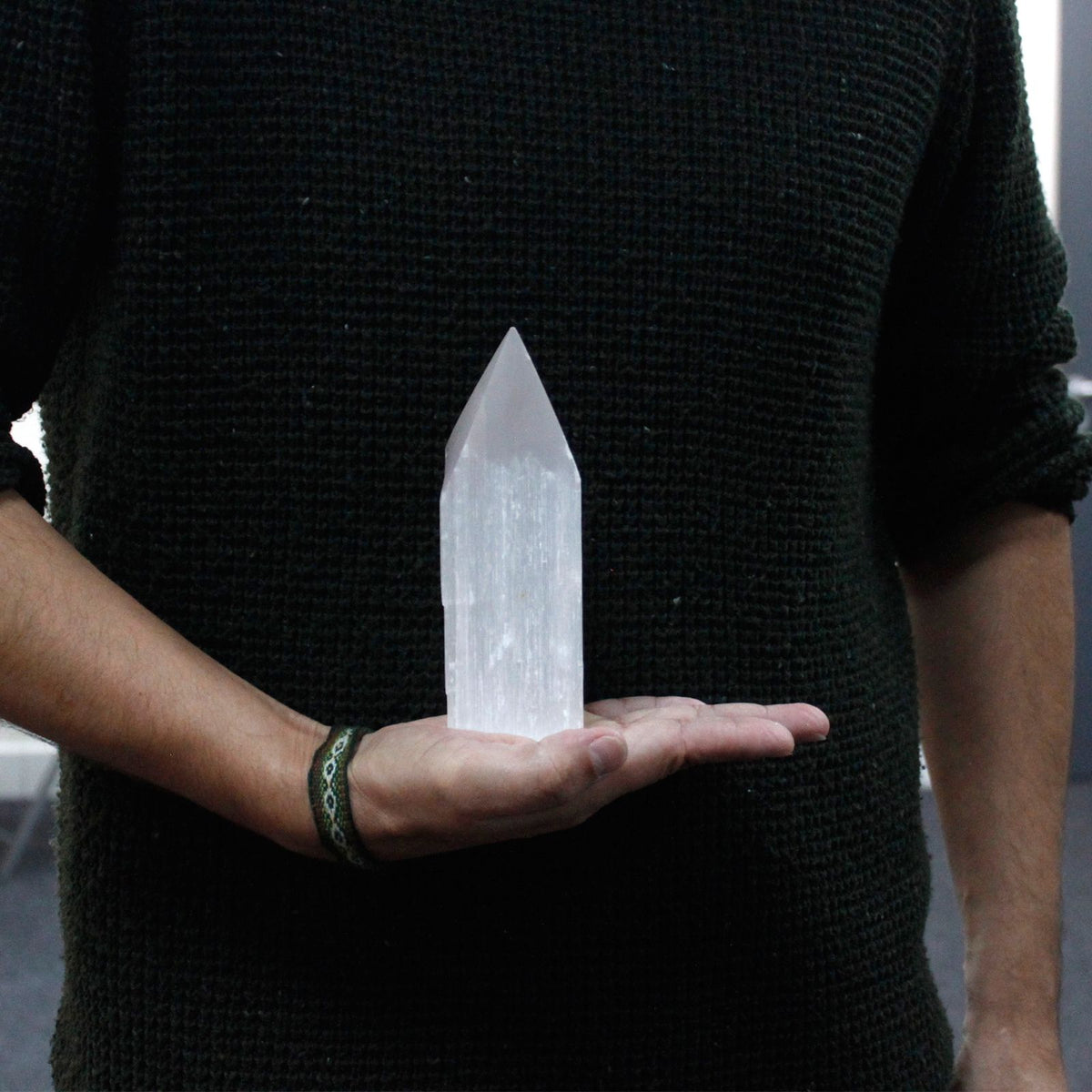 Selenite Pencil Point Tower - Medium - view 5