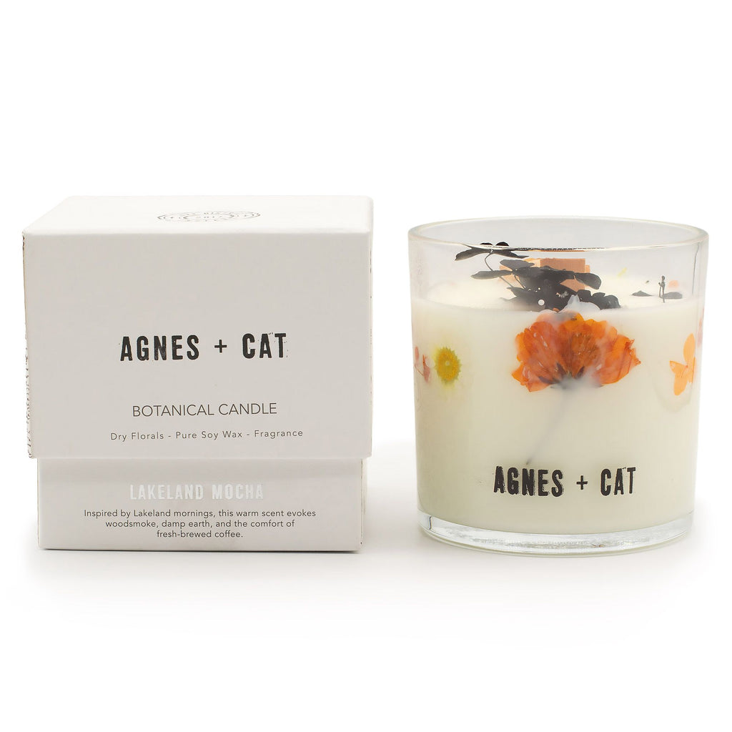 Agnes + Cat Botanical Soy Wax Candle - Lakeland Mocha - view 5