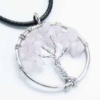 Tree of Life Pendant - Rose Quartz - view 4