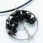 Tree of Life Pendant - Black Agate - view 3