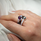 Nymph Spirit Gemstone Ring Set - Full Moon - view 8
