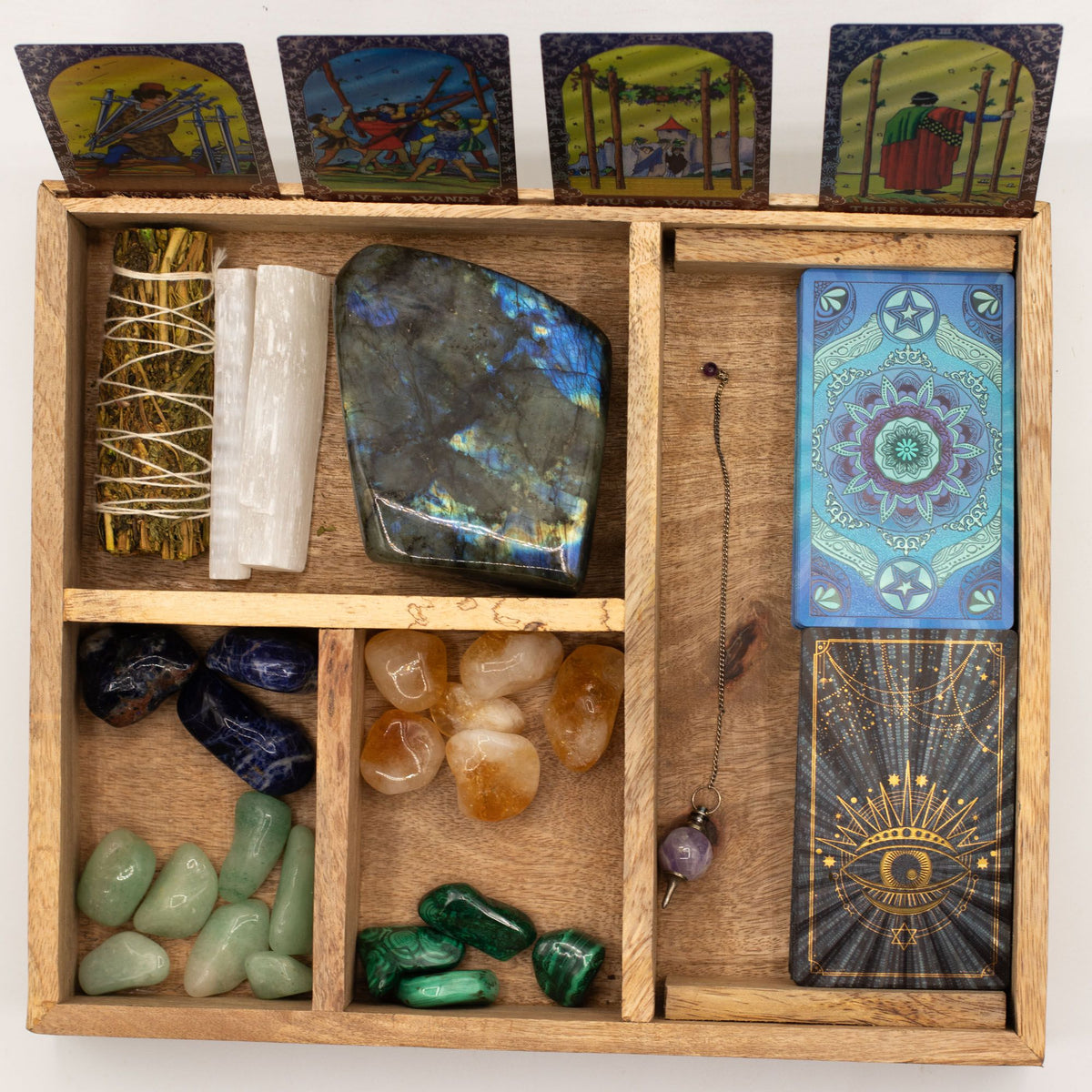 Four Section Tarot Box with Card Holder - view 5