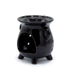 Cauldron Oil Burner - Moon Phase - Black - view 2