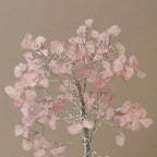 Gemstone Tree with Orgonite Base - 160 Stone - Rose Quartz - view 2