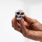 Calcite Geode Carved Skull - view 3