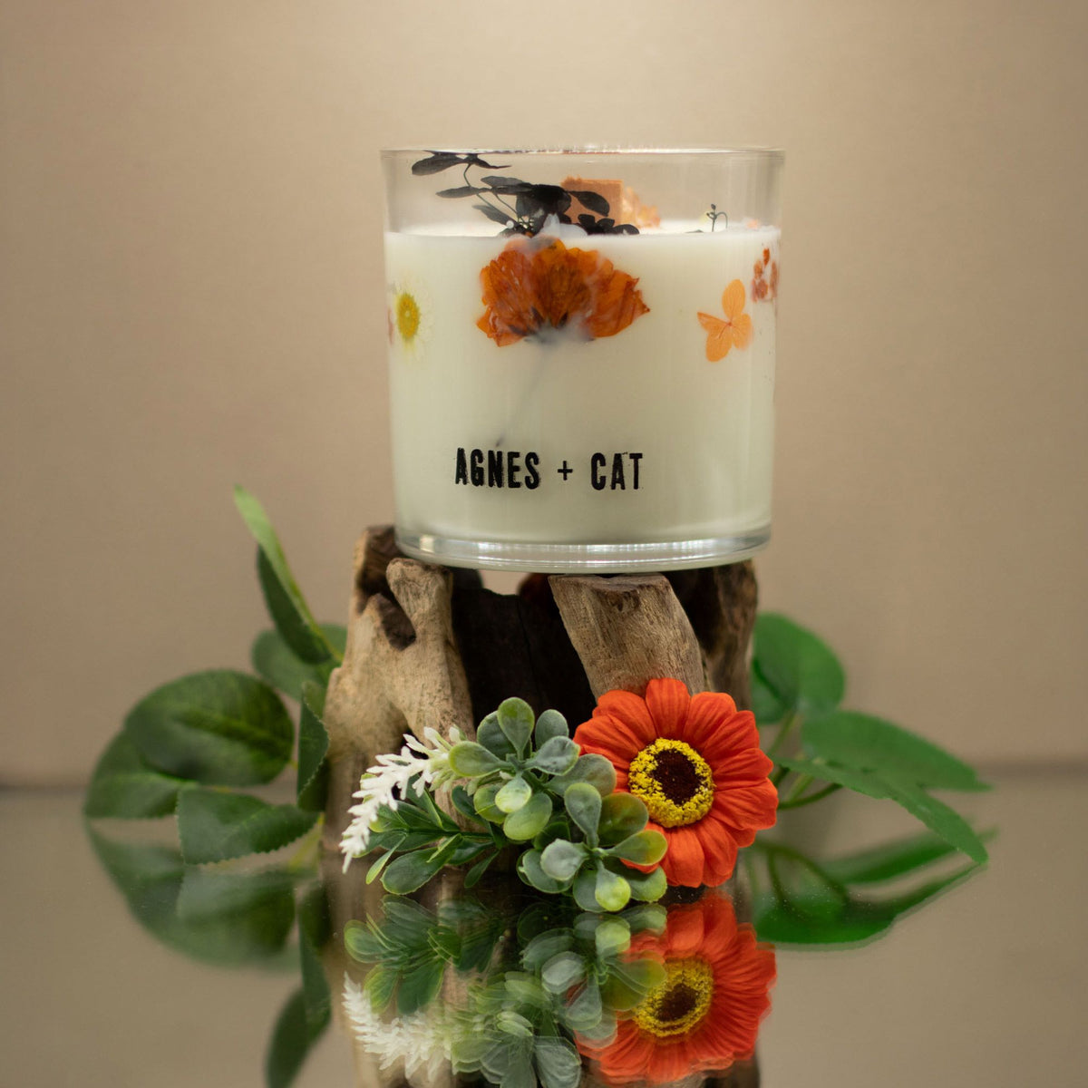 Agnes + Cat Botanical Soy Wax Candle - Lakeland Mocha - view 3