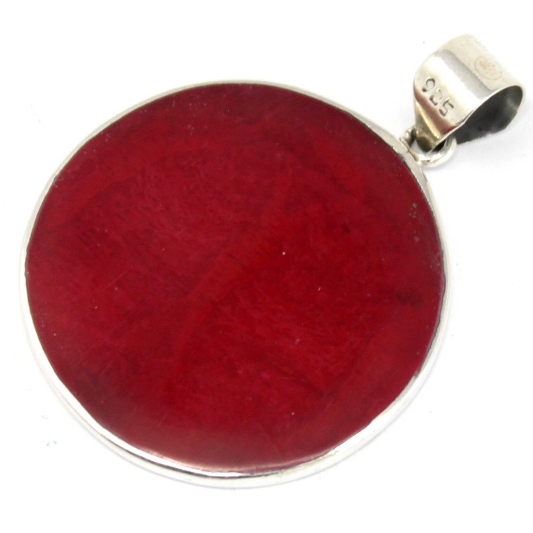 Tree of Life Silver Pendant - Coral Effect