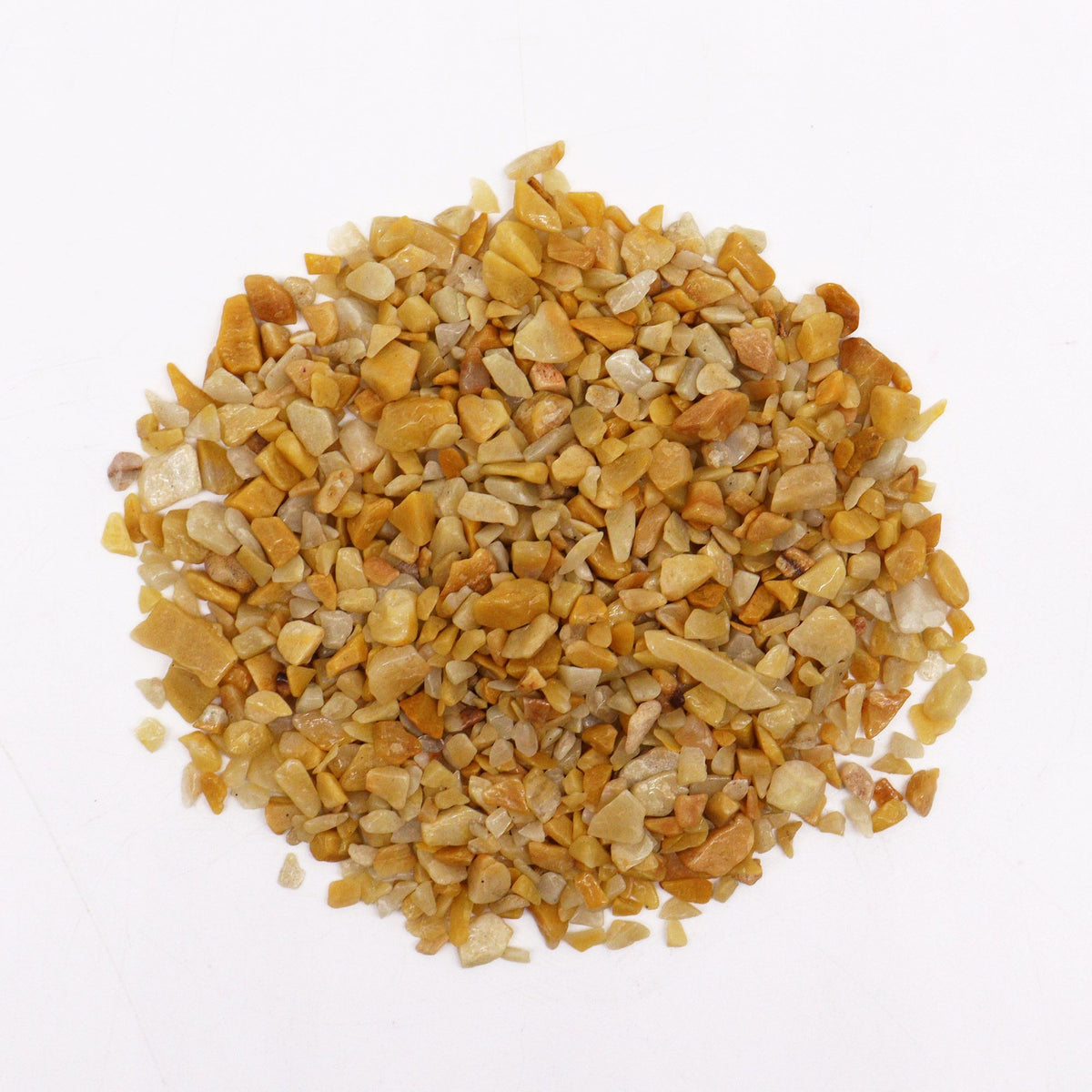 Golden Quartz Chips Gemstone Chips Bulk - 1KG - view 3