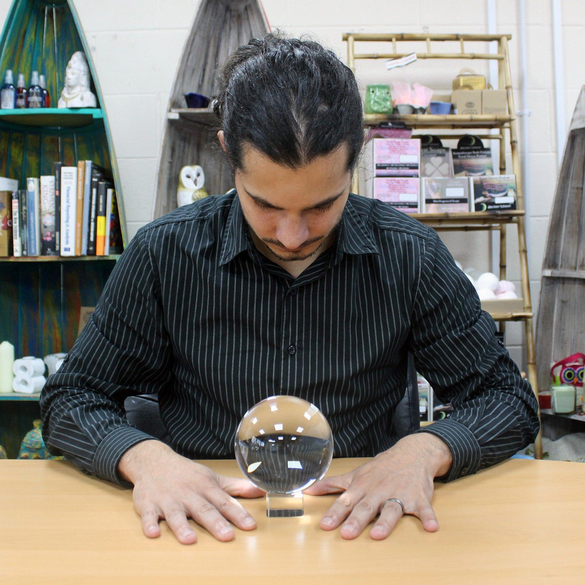 Crystal Ball on Stand - 5 Inch - view 3