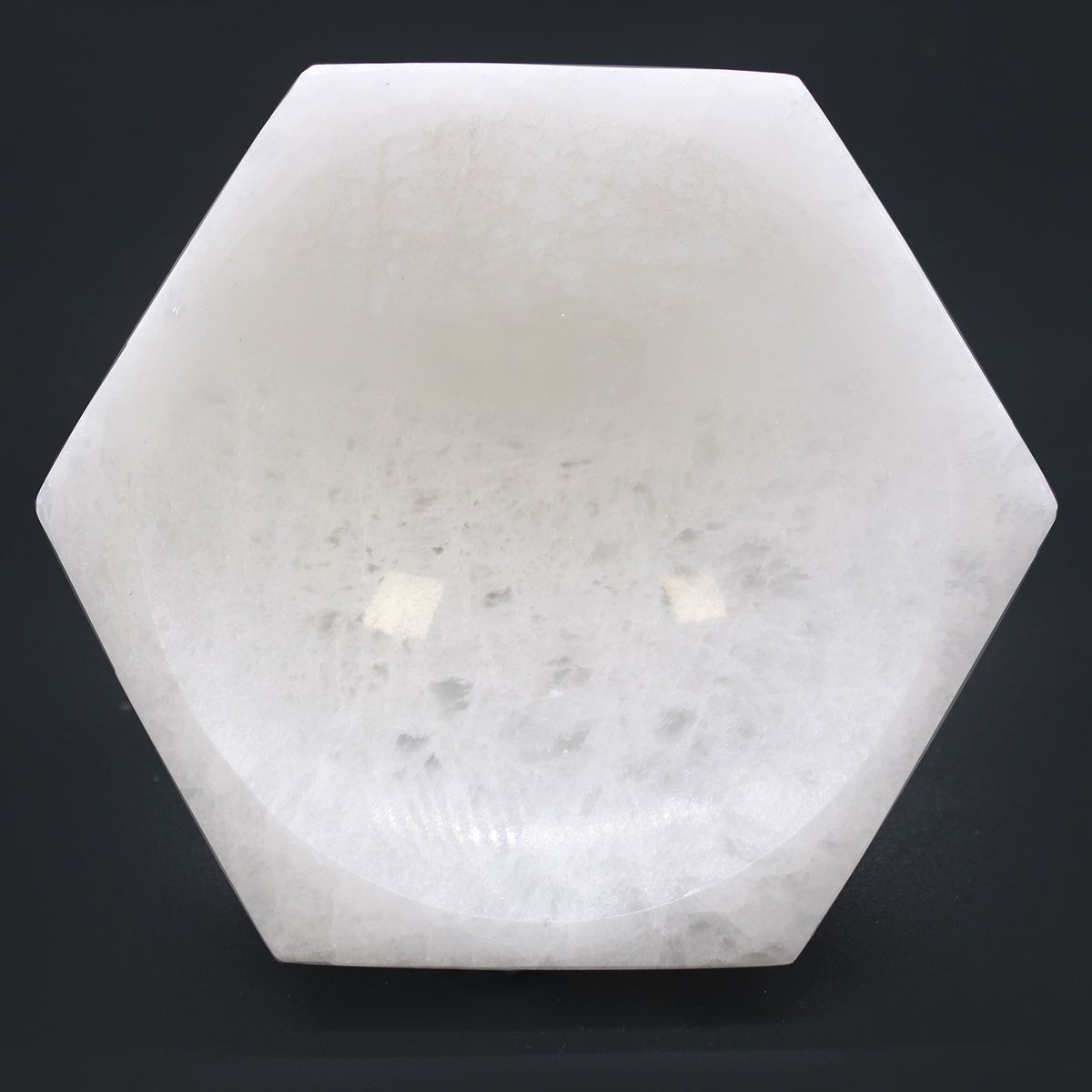 Selenite Hex Bowl - Large - view 5