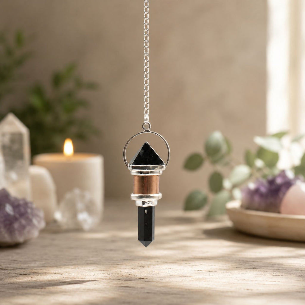 The Night Watcher - Combo Piece Copper Pendulum - Obsidian - view 3