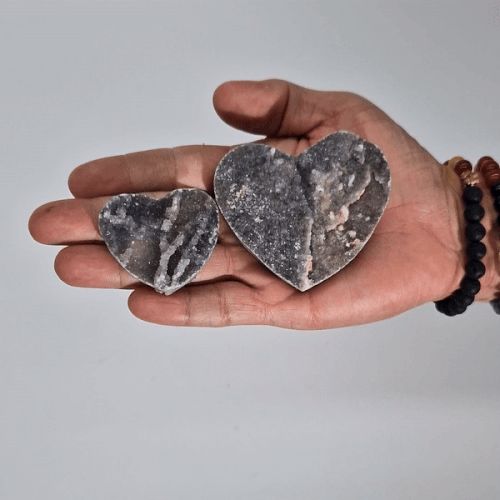 Small Calcite Heart - view 2