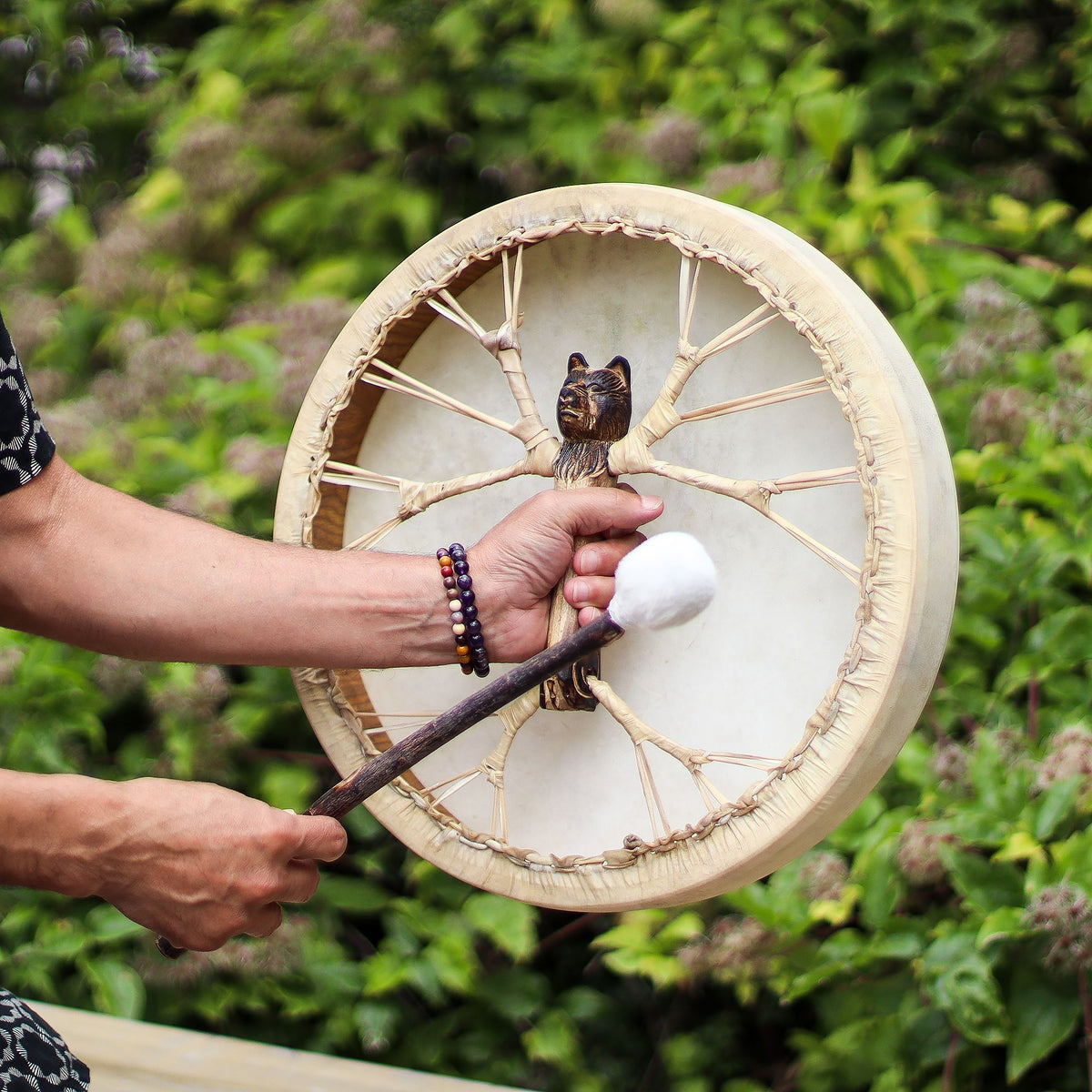 Shaman Drum & Beater - Spirit of the Bear - Tunable, 16 Inch - view 4