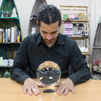 Crystal Ball on Stand - 6 Inch