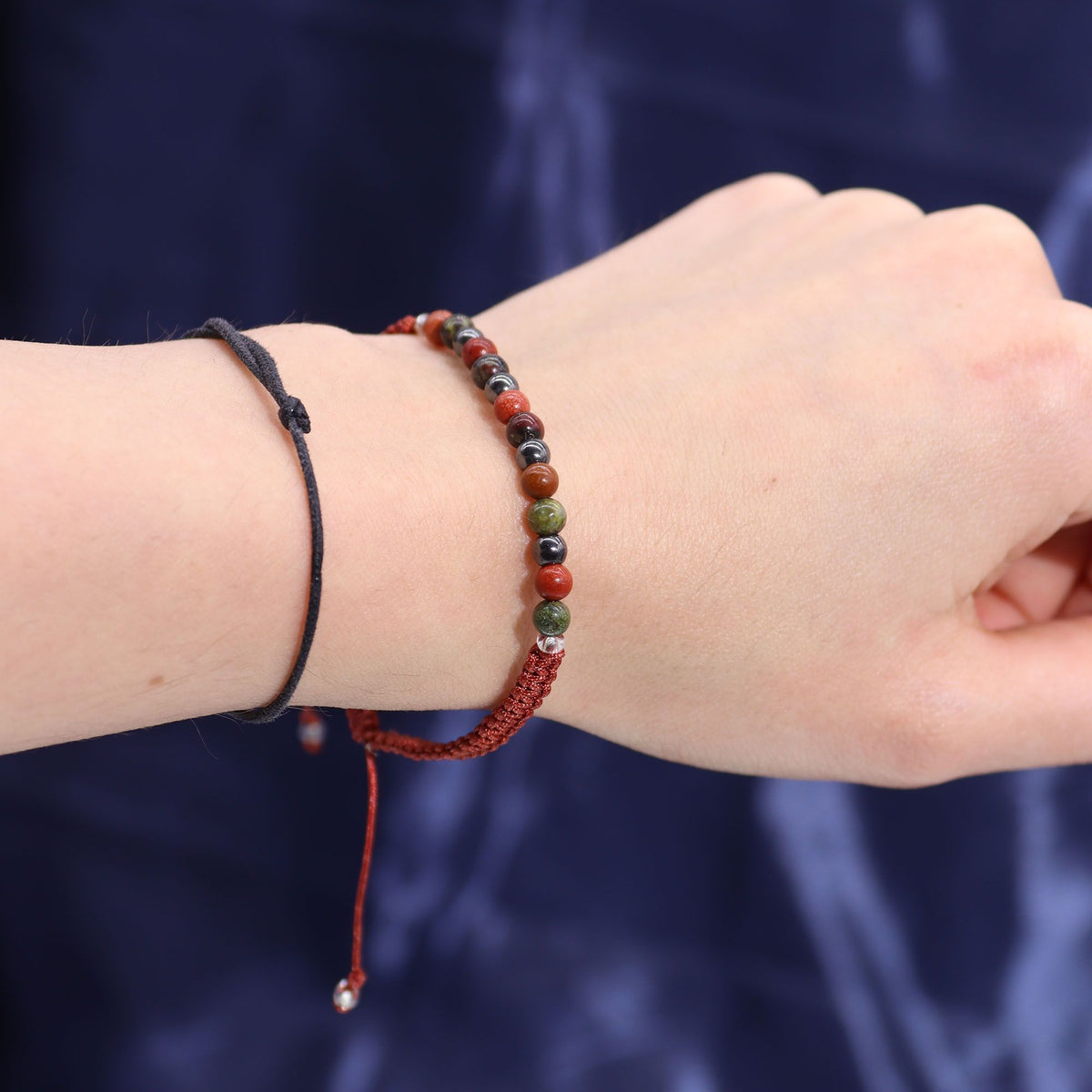 Zodiac Crystal Candle with Gemstone Bracelet - Aries - view 2