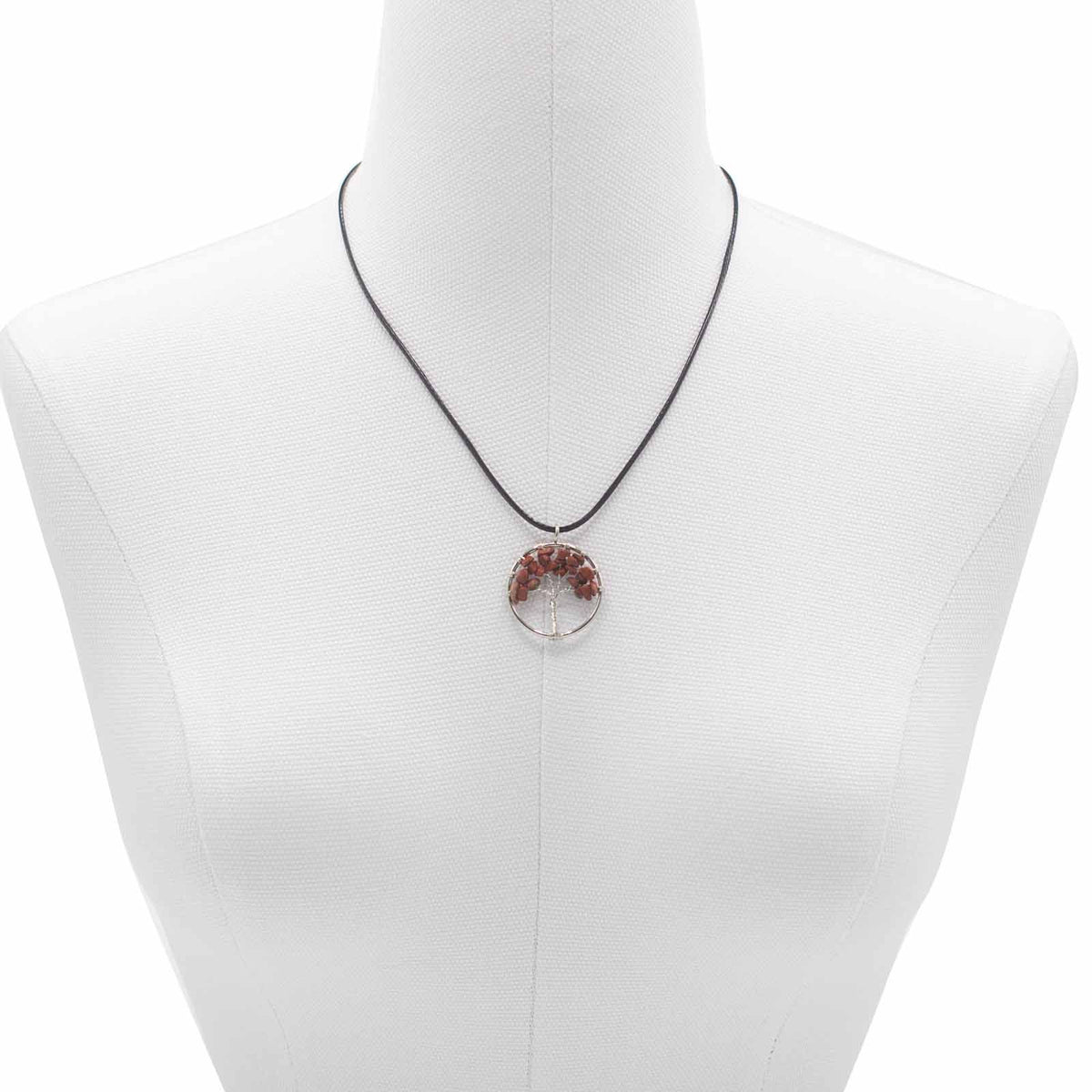 Tree of Life Pendant - Red Jasper - view 2
