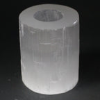 Selenite Cylinder Candle Holder - Small