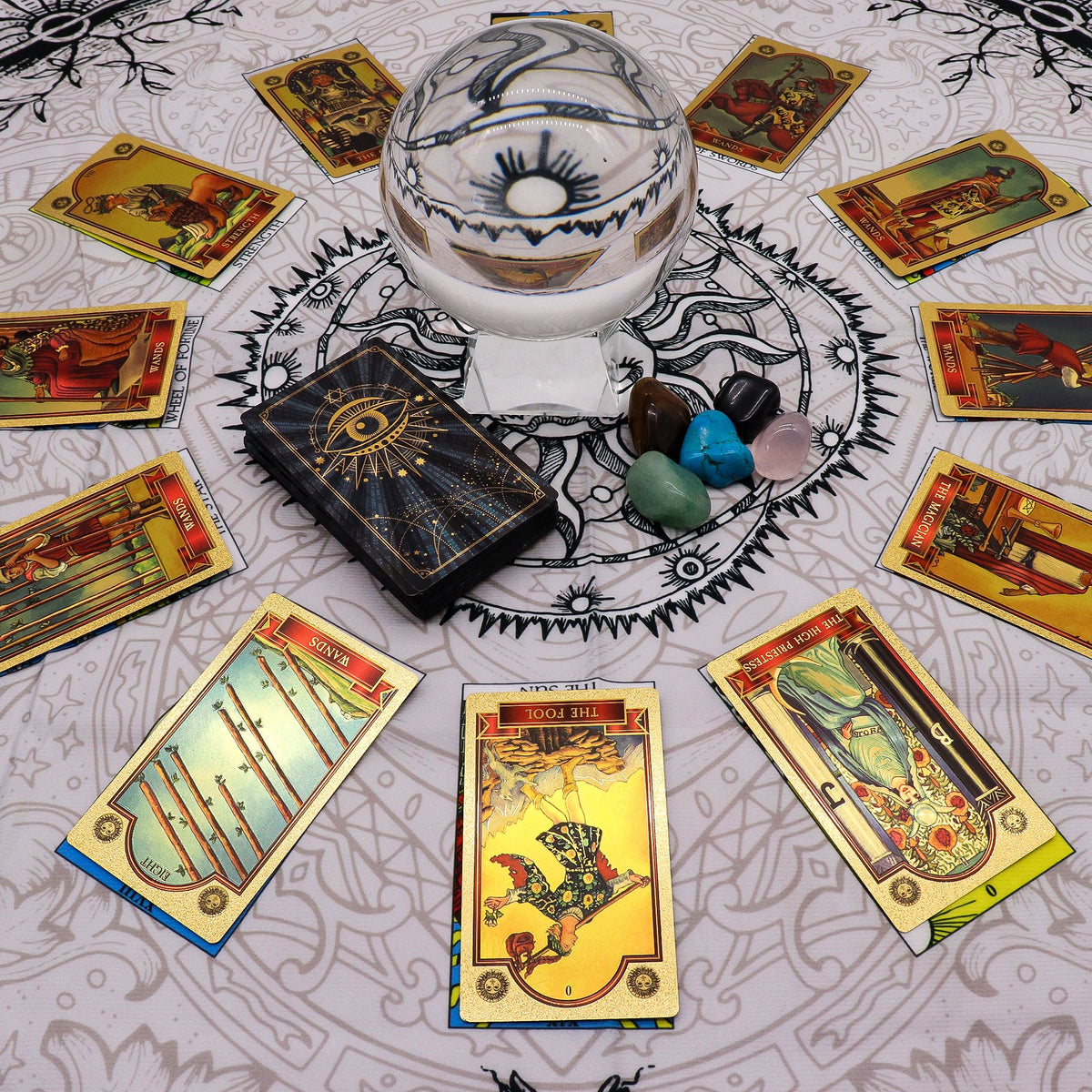 Tarot Reading Cloth - Tree of Life - view 9