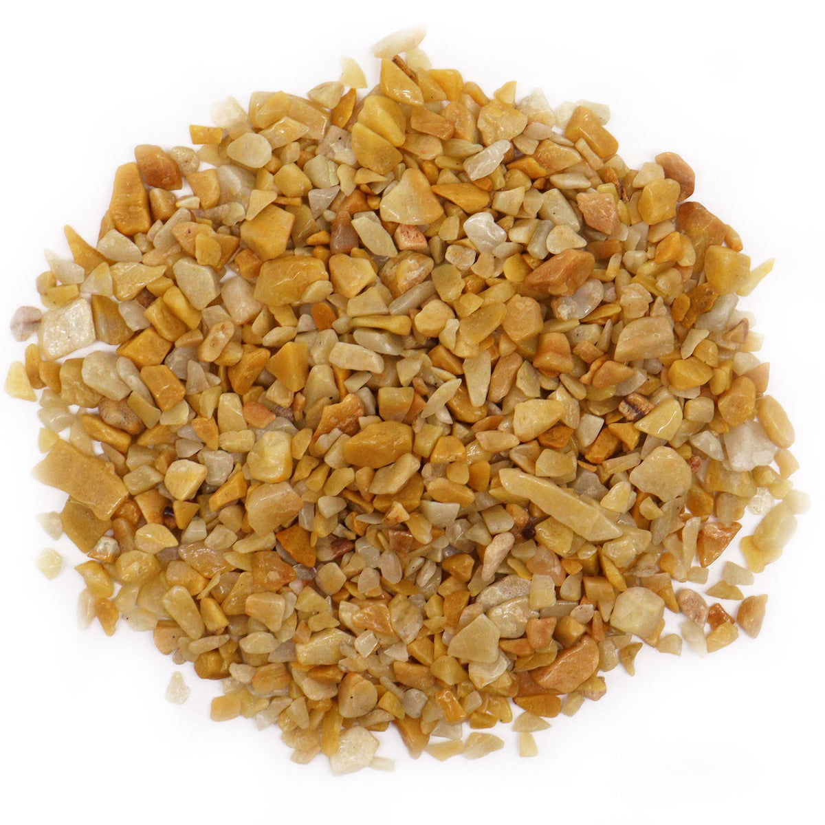 Golden Quartz Chips Gemstone Chips Bulk - 1KG - view 2