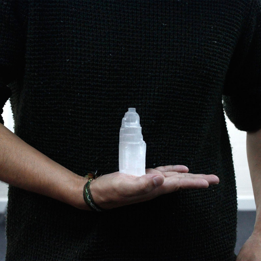 Natural Selenite Tower - Small - view 5