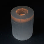 Selenite Cylinder Candle Holder - Small - view 2