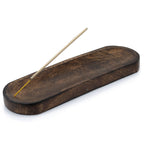 Large Incense Tray - Classic Mango Wood