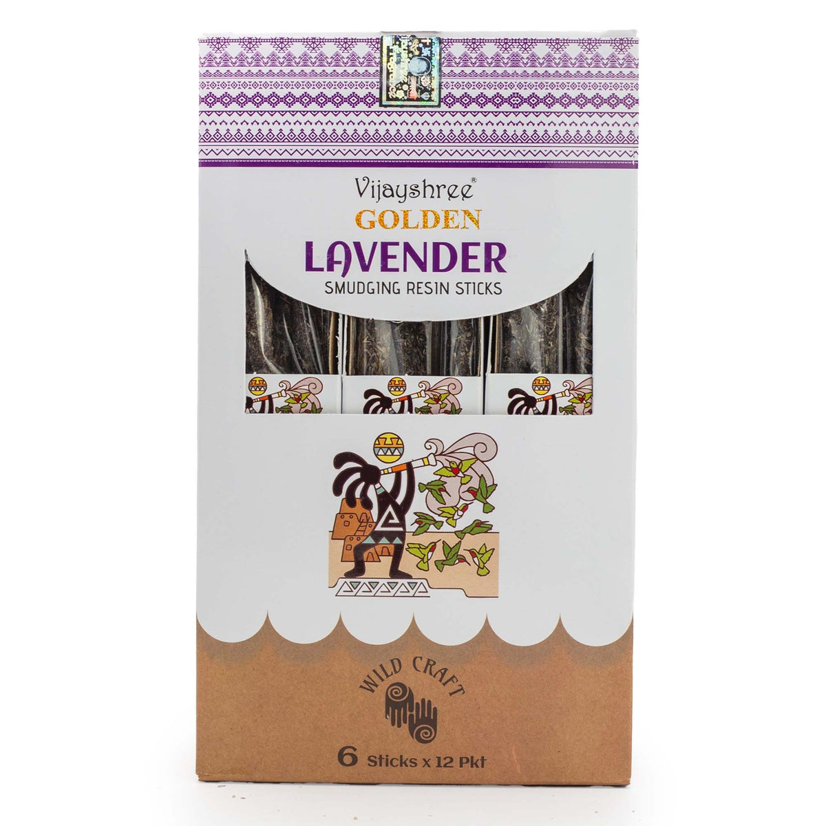 Golden Lavender Smudging Resin Sticks - 30g - view 6