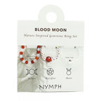 Nymph Spirit Gemstone Ring Set - Blood Moon - view 3