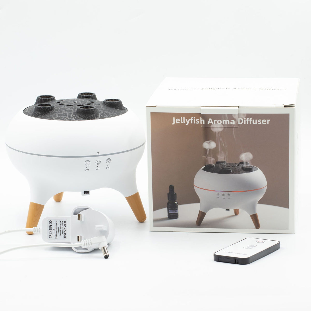 Jellyfish Puff Effect Aroma Diffuser with Colour-Changing LED - view 6
